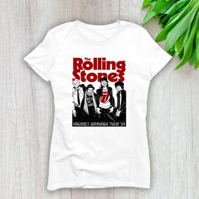 The Rolling Stones Hackney Diamonds Tour 2024 Lady T-Shirt Women Tee For Fans TLT2037
