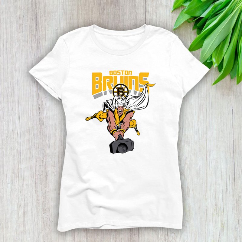Thor NHL Boston Bruins Lady T-Shirt Women Tee For Fans TLT1690
