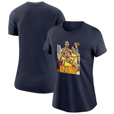 Tyrese Haliburtonx NBA Playoffs 2024 X Indiana Pacers X Indy X Indianapolis Lady T-Shirt Women Tee TLT5287