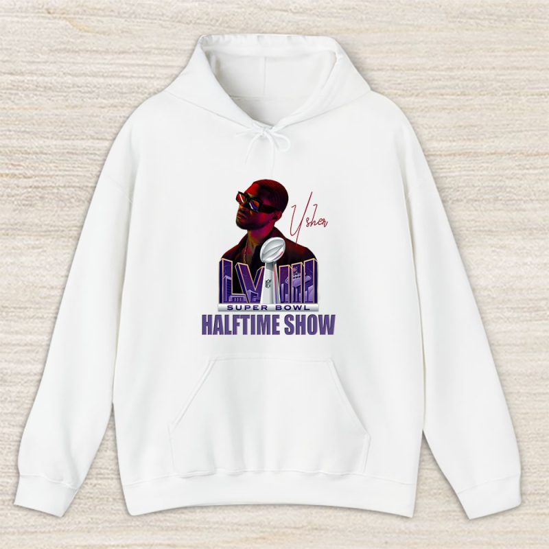 Usher Im Just Here The Halftime Show Unisex Pullover Hoodie TAH3850