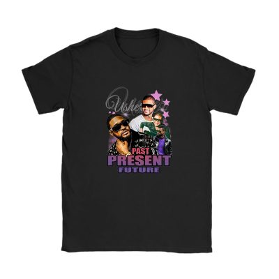 Usher Past Present Future 2024 Tour Unisex T-Shirt Cotton Tee TAT3864