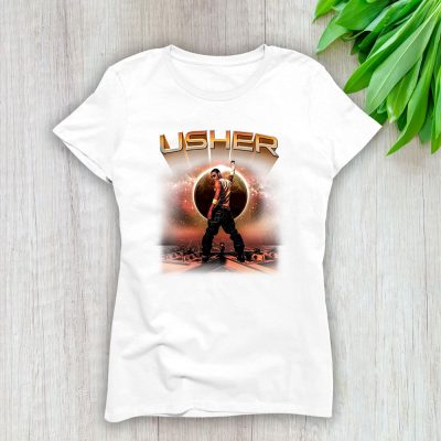 Usher The King Of Rb Ush Lady T-Shirt Women Tee For Fans TLT2404