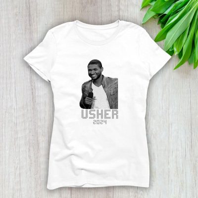 Usher The King Of Rb Ush Lady T-Shirt Women Tee For Fans TLT2409