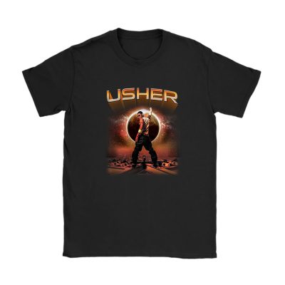 Usher The King Of Rb Ush Unisex T-Shirt Cotton Tee TAT3851