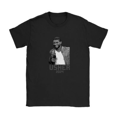 Usher The King Of Rb Ush Unisex T-Shirt Cotton Tee TAT3856