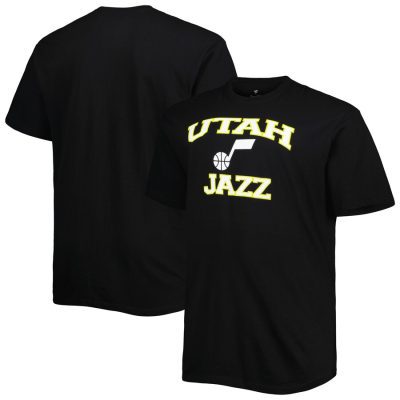 Utah Jazz Heart & Soul Unisex T-Shirt - Black