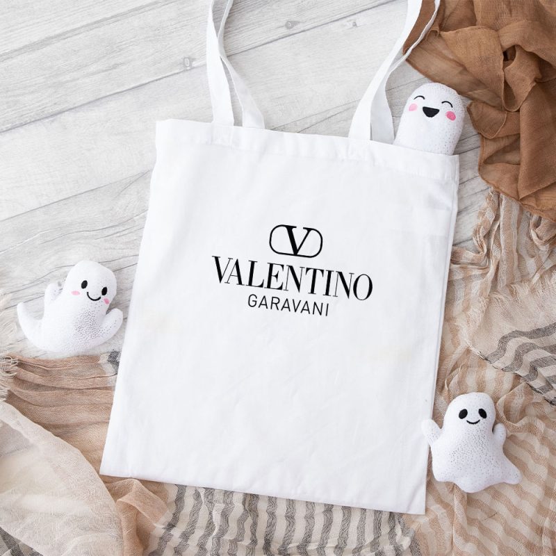 Valentino Garavani Luxury Logo Cotton Canvas Tote Bag TTB1898