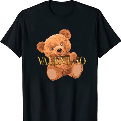 Valentino Teddy Bear Gold Luxury Unisex T-Shirt TTB1580