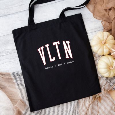 Valentino Vltn Couture 1960 Luxury Cotton Canvas Tote Bag TTB1890