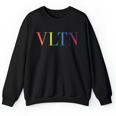 Valentino Vltn Multi Colour Logo Crewneck Sweatshirt CSTB0514