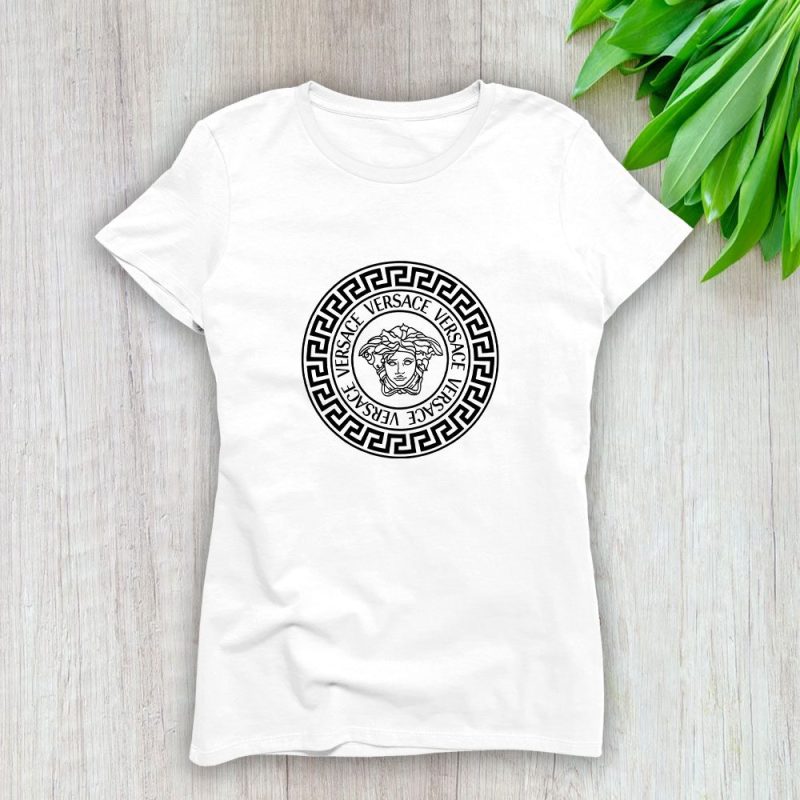 Versace Medusa Luxury Logo Lady T-Shirt Luxury Tee For Women LDS1931