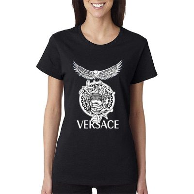 Versace Supervip Logo Women Lady T-Shirt