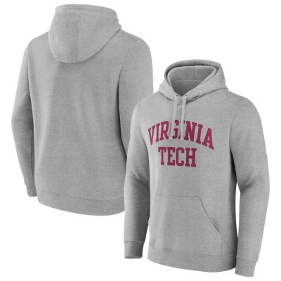 Virginia Tech Hokies Basic Arch Pullover Hoodie - Gray