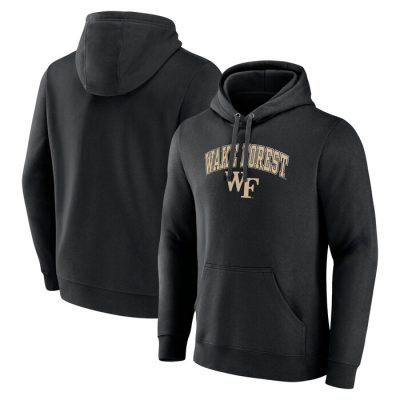 Wake Forest Demon Deacons Campus Pullover Hoodie - Black