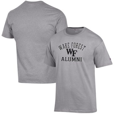 Wake Forest Demon Deacons Champion Alumni Logo T-Shirt - Gray