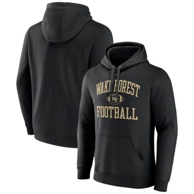 Wake Forest Demon Deacons First Sprint Team Pullover Hoodie - Black