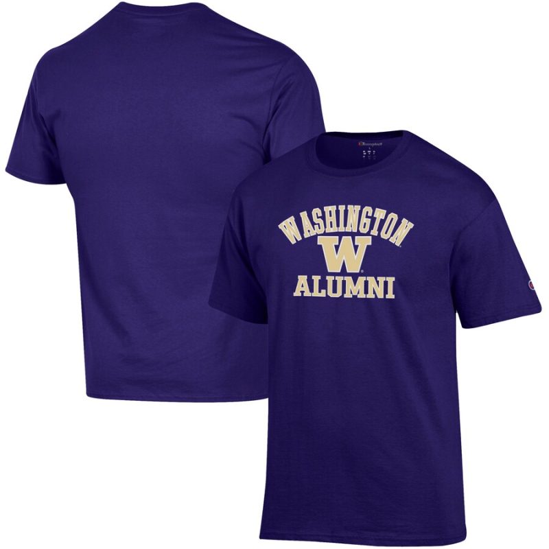 Washington Huskies Champion Alumni Logo T-Shirt - Purple