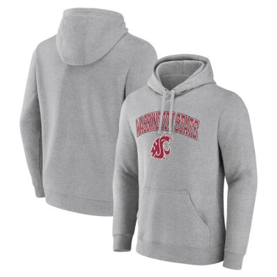 Washington State Cougars Campus Pullover Hoodie - Heather Gray