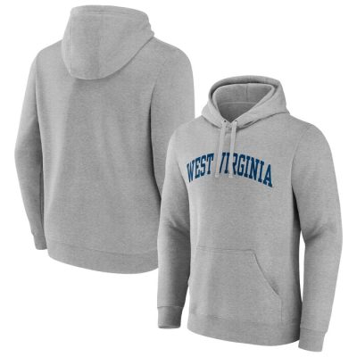 West Virginia Mountaineers Basic Arch Pullover Hoodie - Gray