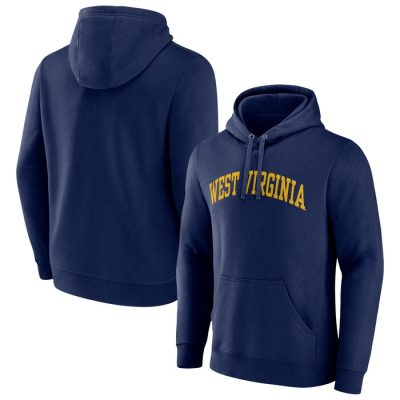 West Virginia Mountaineers Basic Arch Pullover Hoodie - Navy