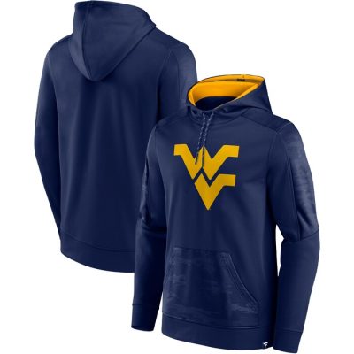 West Virginia Mountaineers On The Ball Pullover Hoodie - Navy