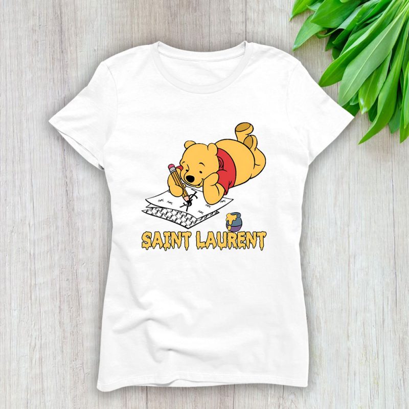 Winniethepooh Saint Laurent Brand Lady T-Shirt Women Tee TLT4201