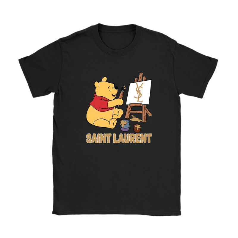 Winniethepooh Saint Laurent Unisex Brand T-Shirt TAT5059