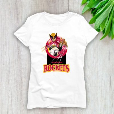 Wolverine NBA Houston Rockets Lady T-Shirt Women Tee For Fans TLT1848