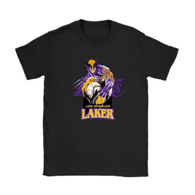 Wolverine NBA Los Angeles Lakers Unisex T-Shirt Cotton Tee TAT3713