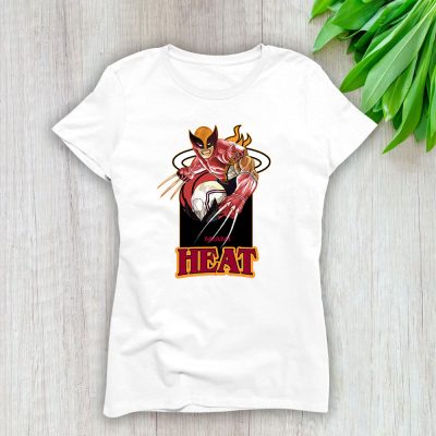 Wolverine NBA Miami Heat Lady T-Shirt Women Tee For Fans TLT1855