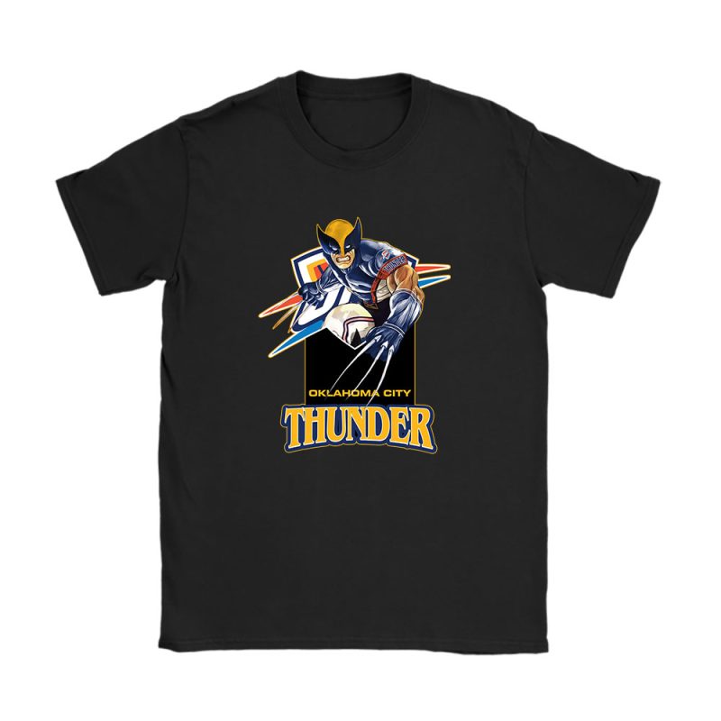 Wolverine NBA Oklahoma City Thunder Unisex T-Shirt Cotton Tee TAT3722