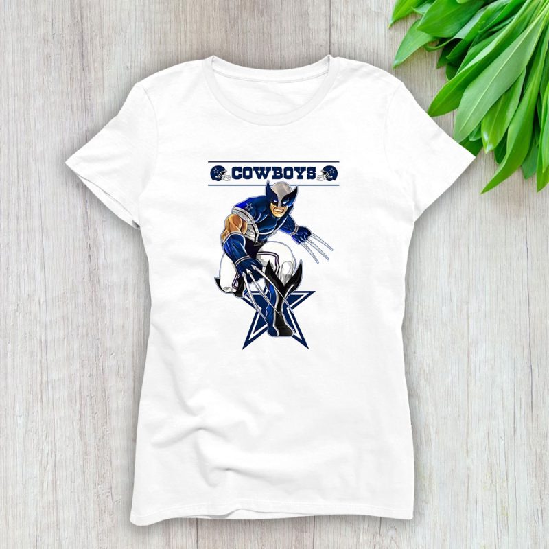 Wolverine NFL Dallas Cowboys Lady T-Shirt Women Tee For Fans TLT1844