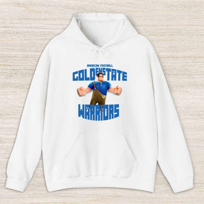 Wreckit Ralph X Golden State Warriors Team X NBA X Basketball Unisex Pullover Hoodie TAH3239