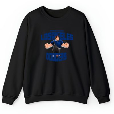 Wreckit Ralph X Los Angeles Dodgers Team X MLB X Baseball Fans Unisex Sweatshirt TAS3228