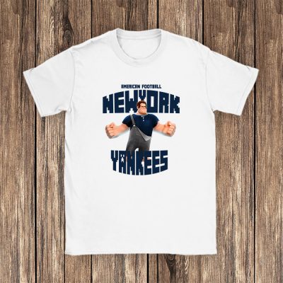 Wreckit Ralph X New York Yankees Team X MLB X Baseball Fans Unisex T-Shirt Cotton Tee TAT3230