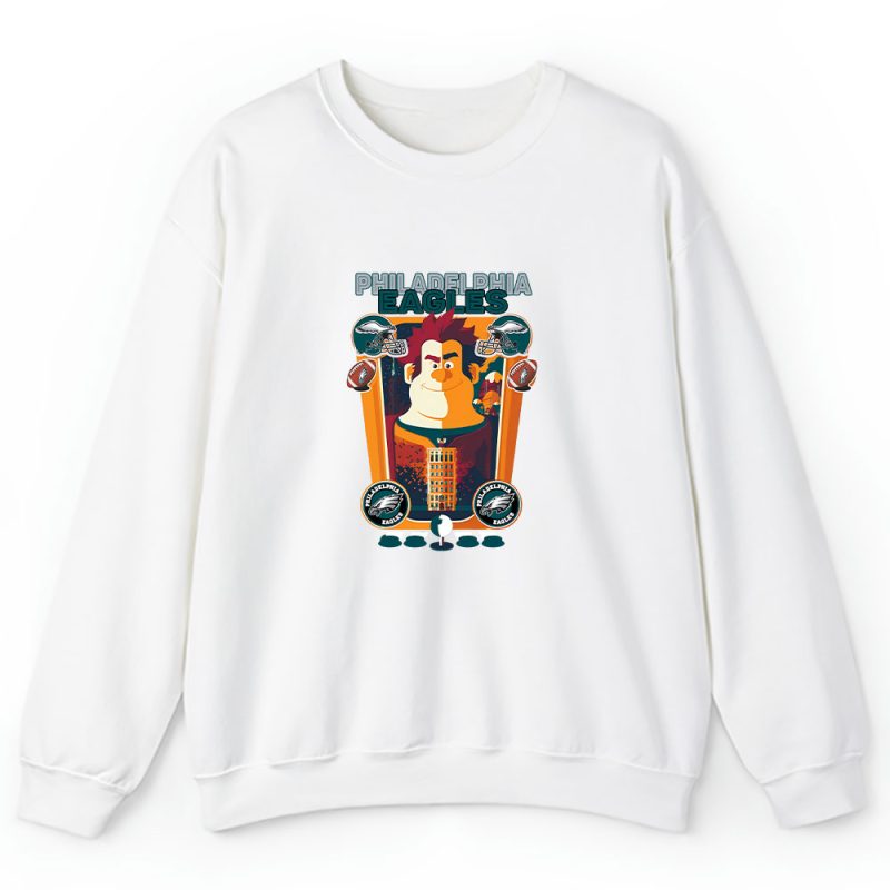 Wreckit Ralph X Philadelphia Eagles Team X NFL X American Football Unisex Sweatshirt TAS4002