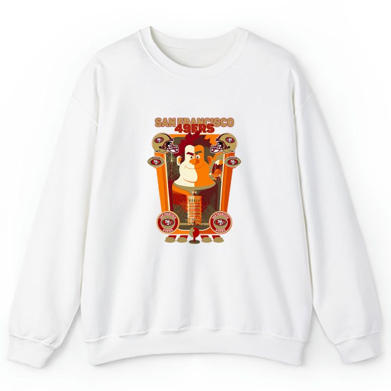 Wreckit Ralph X San Francisco 49ers Team X NFL X American Football Unisex Sweatshirt TAS4005