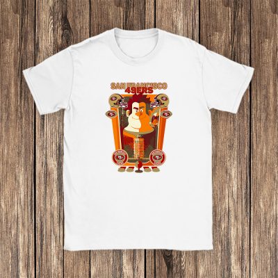 Wreckit Ralph X San Francisco 49ers Team X NFL X American Football Unisex T-Shirt Cotton Tee TAT4005