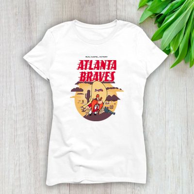 Yosemite Sam X Atlanta Braves Team X MLB X Baseball Fans Lady T-Shirt Women Tee For Fans TLT3742