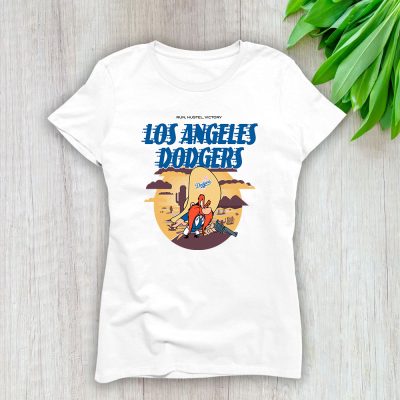 Yosemite Sam X Los Angeles Dodgers Team X MLB X Baseball Fans Lady T-Shirt Women Tee For Fans TLT3748