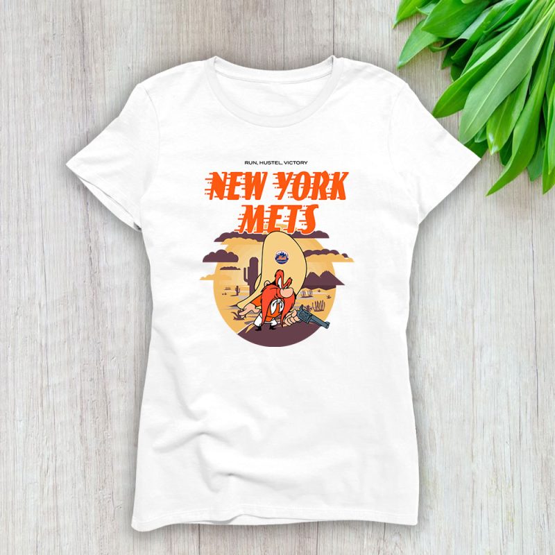 Yosemite Sam X New York Mets Team X MLB X Baseball Fans Lady T-Shirt Women Tee For Fans TLT3751