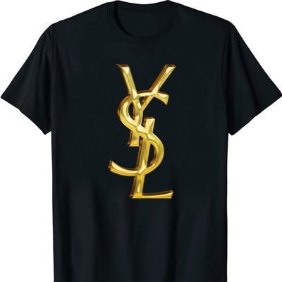 Yves Saint Laurent Gold Logo Luxury Unisex T-Shirt TTB2635