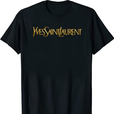 Yves Saint Laurent Gold Logo Luxury Unisex T-Shirt TTB2641