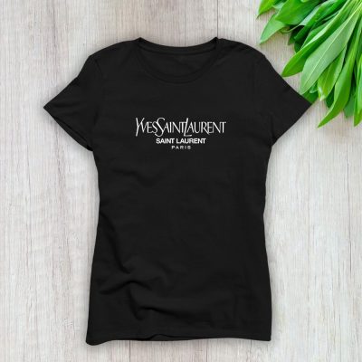 Yves Saint Laurent Logo Luxury Lady T-Shirt Luxury Tee For Women LDS1954