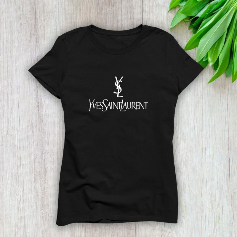 Yves Saint Laurent Logo Luxury Lady T-Shirt Luxury Tee For Women LDS1956