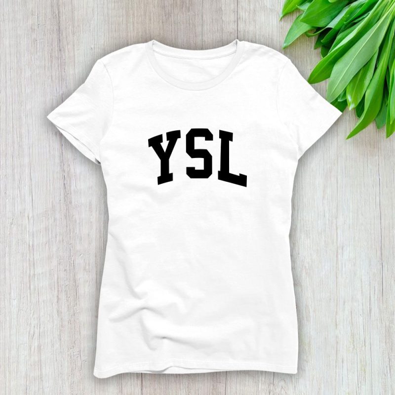 Yves Saint Laurent Logo Luxury Lady T-Shirt Luxury Tee For Women LDS1962