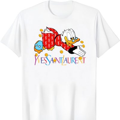 Yves Saint Laurent Logo Luxury Mcduck Unisex T-Shirt TTB2944