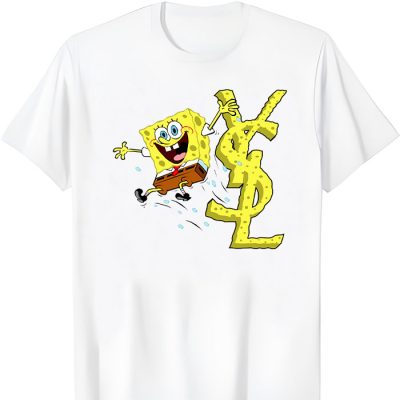 Yves Saint Laurent Logo Luxury Spongebob Unisex T-Shirt TTB2941