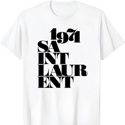 Yves Saint Laurent Logo Luxury Unisex T-Shirt TTB2633