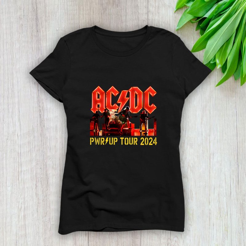 AC/DC Pwr Up World Tour 2024 Lady Shirt Women Tee TLT5526